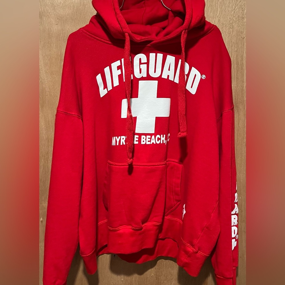 Authentic Myrtle Beach Lifeguard sweatshirt size youth Large
